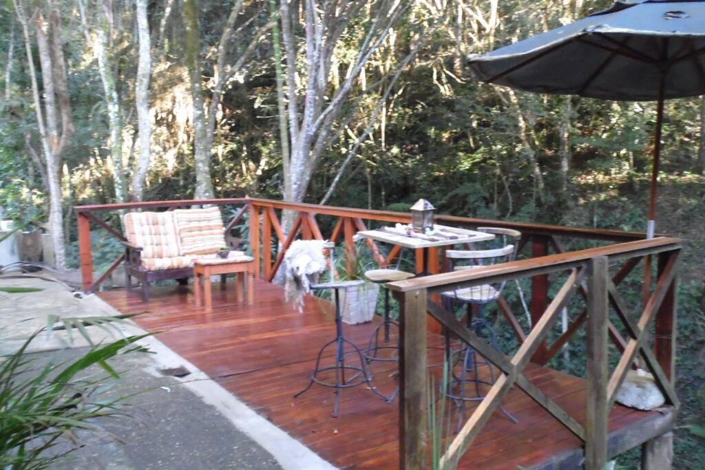 Casa Aconchegante Na Serra. Santo Antonio do Pinhal Bagian luar foto