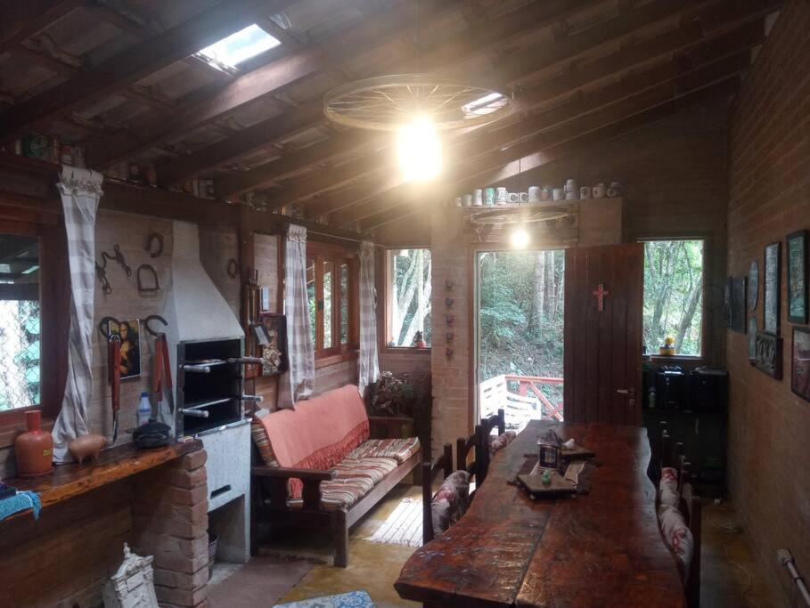Casa Aconchegante Na Serra. Santo Antonio do Pinhal Bagian luar foto